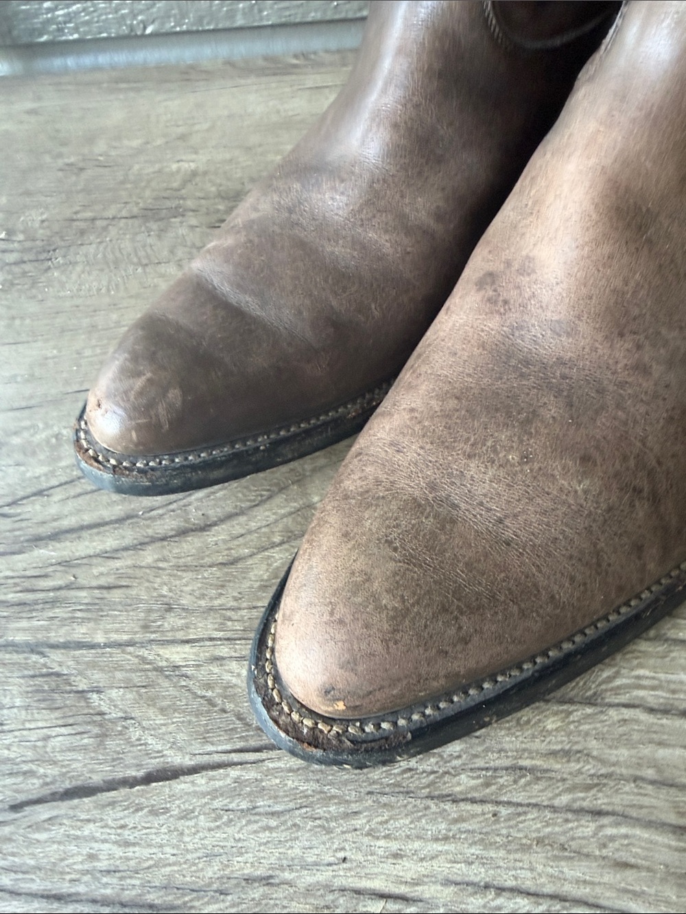 Justin Boots Brown Leather Western Cowboy Boot side 11 E - Picture 10 of 10